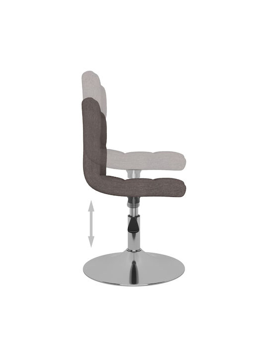 Табуретка Бар с облегалка и регулируема височина Beige-grey 40x43x71-85.5см