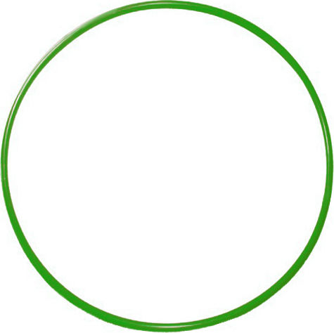 Athlopaidia Green Rhythmic Gymnastics Hoop Ø60cm