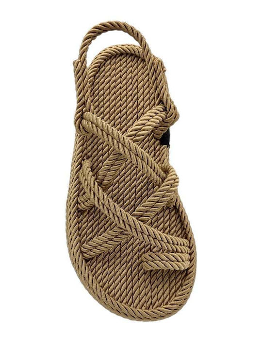 Γυναικεία Σανδάλια Camel