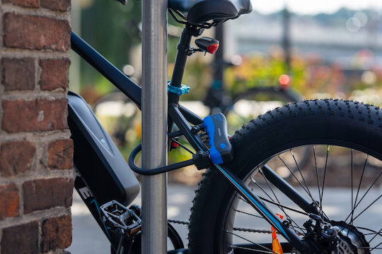 Gerda Fahrradschloss für Pedal mit Schlüssel Gray
