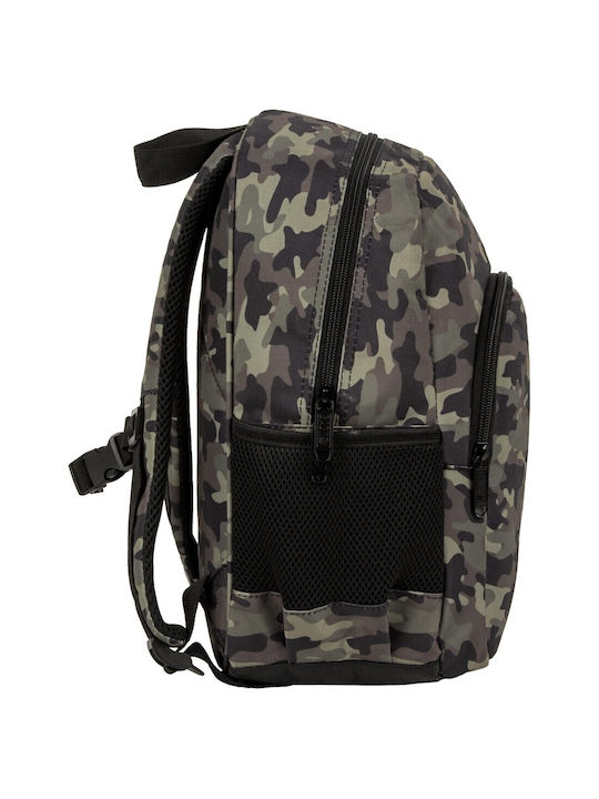 BackUP School Backpack for Kindergarten with Water Bottle Holder Green 26 x 14 x 34cm