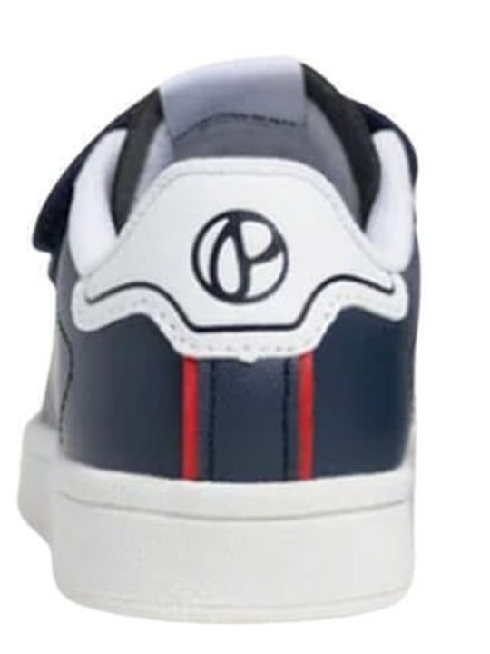 Player Kids Sneakers with Scratch Navy Blue