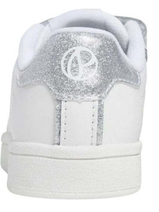 Player Παιδικά Sneakers Ανατομικά με Σκρατς Λευκά