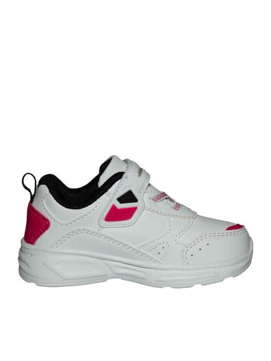 Kids Sneakers with Scratch & Lights White