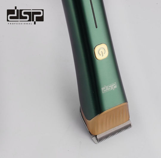 DSP 90638 Επαγγελματική Επαναφορτιζόμενη Κουρευτική Μηχανή Πράσινη 613637