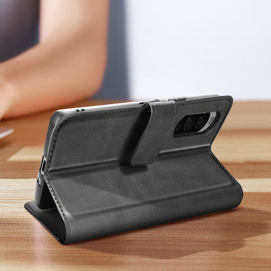 Wallet Case Stand Function Prestifold Black Sony Xperia 10 V 10 Vi