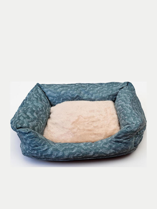 Pillow Dog Rectangle Blue 47x37cm