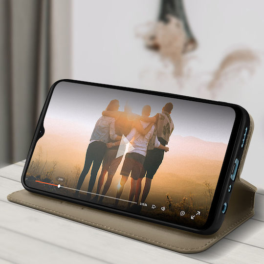 Oppo A57 A57s Case Card-holder Cover Video Stand Gold