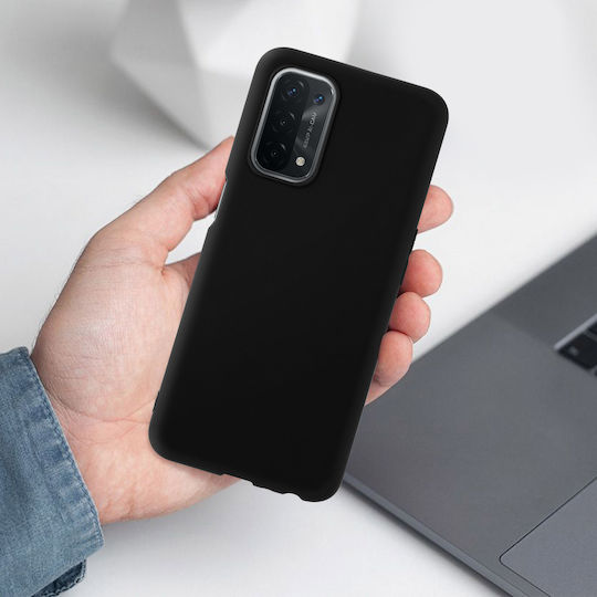 Cover Oppo A54 5g A74 5g Silicone Resistant Flexible Lightweight Black