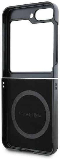 Mercedes-Benz Umschlag Rückseite Hölzern Schwarz (Galaxy Z Flip6)