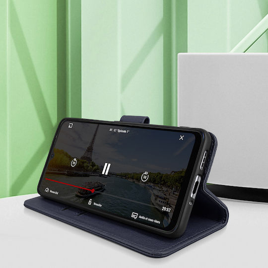 Case Oppo Find X5 Card-holder Cover Video Stand Feature Navy