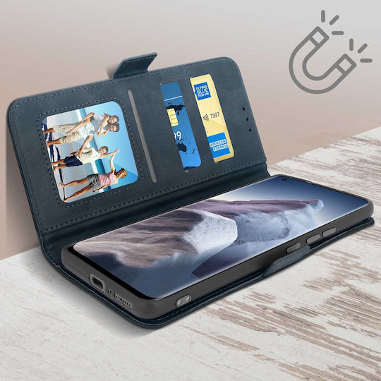 Cover Xiaomi Mi 11 Ultra Vintage Style Video Card Holder Dark Blue