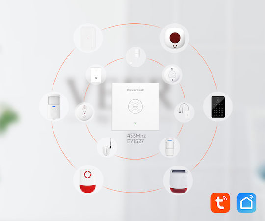 Powertech Autonomous Wireless Alarm System with 2 Tags