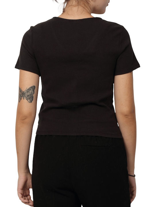 Levi's Damen T-shirt Schwarz