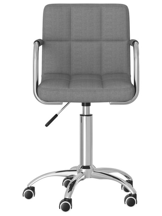 Rotating Chair Visitor in Gray Color 50x47x74.5cm 1pcs