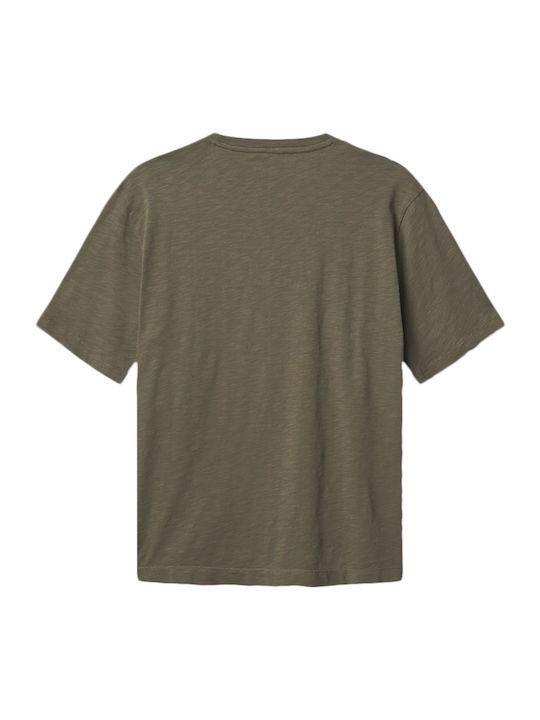 T-shirt Καφέ