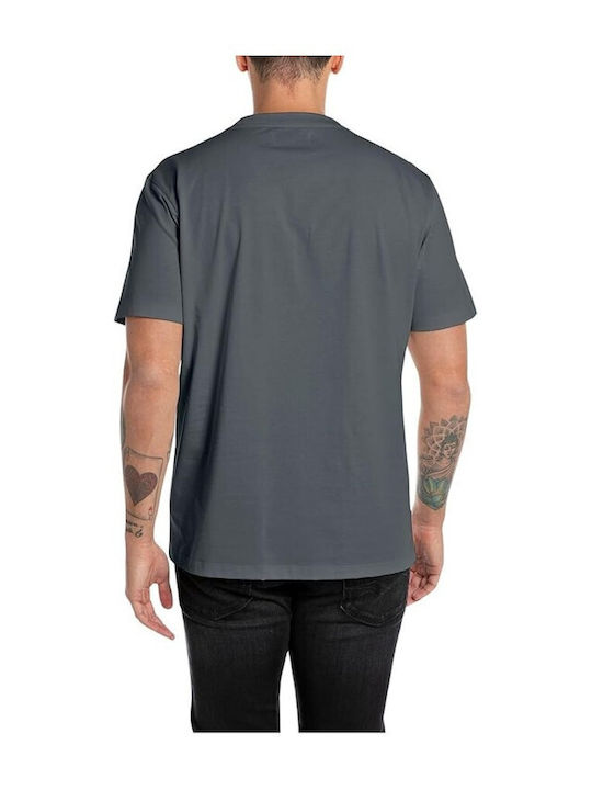 Replay Men's Short Sleeve T-shirt BLUE