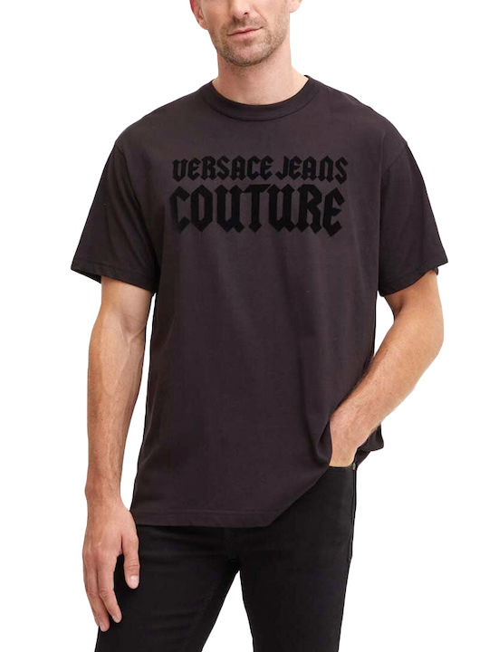 Versace Ανδρικό T-shirt Κοντομάνικο Μαυρο