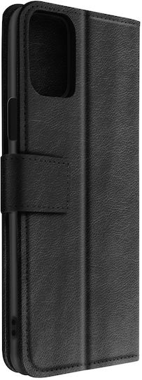 Flip Wallet Hülle Slim Cover Oppo A54 5G A74 5G Silikon – Schwarz