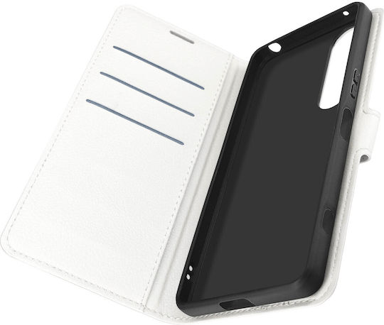 Avizar Hülle Sony Xperia 1 VI Wallet Flip Case mit Standfunktion Weiß