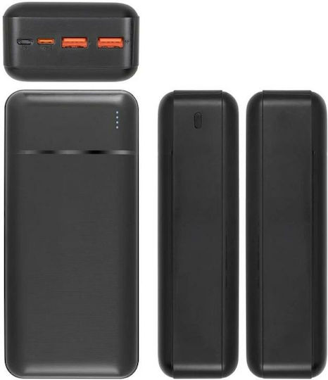 Rivacase VA2103 Power Bank 30000mAh cu Port USB-A și Port USB-C Livrarea energiei / Quick Charge 3.0 Negru