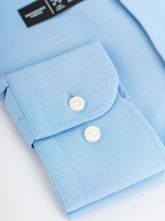 Hank Long-sleeved Shirt Light Pastel Blue