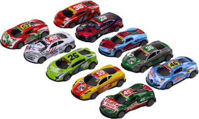 Sports Racing Set Mașinuțe Set de mașinuțe, arcuri Spring, mașini de curse sport 10 buc. pentru 3++ Ani