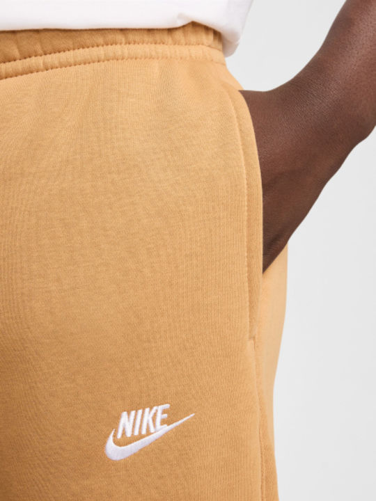 Sportswear Club Sweatpants with Elastic Brown