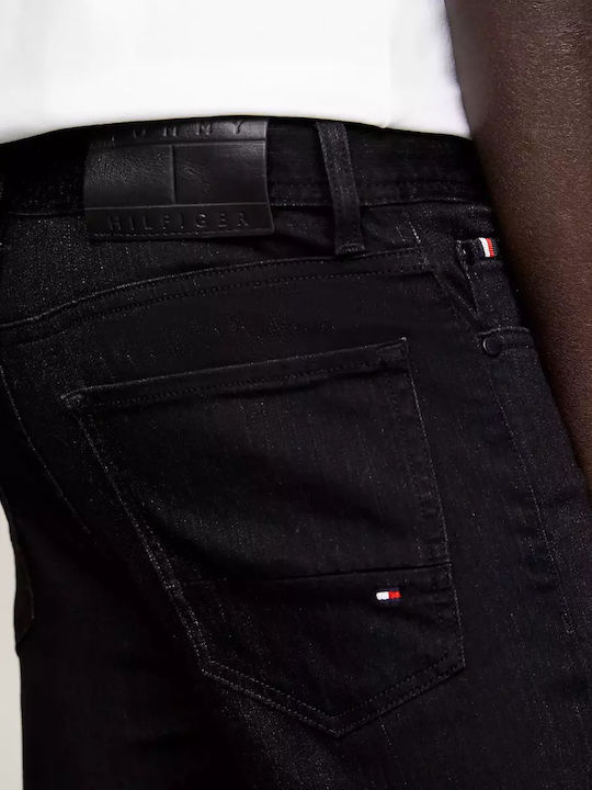 Bleecker Pantaloni Jeans pentru Bărbați Elastic cu Croială Slim Black