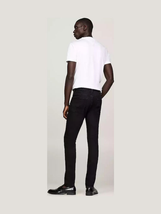 Bleecker Pantaloni Jeans pentru Bărbați Elastic cu Croială Slim Black
