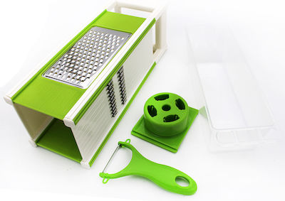 Inox Vegetable & Fruit Grater with Container 30x10x10cm