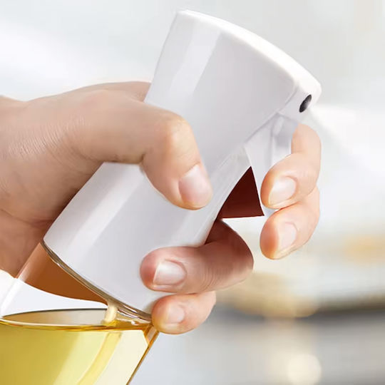 Keskor Cutie de ulei Seturi de dozatoare pentru ulei și oțet Sticlă 220ml Alb