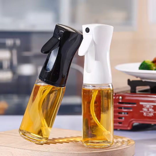 Keskor Cutie de ulei Seturi de dozatoare pentru ulei și oțet Sticlă 220ml Alb