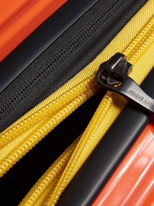 Delsey Rempart Große Hartschale Koffer Orange mit 4 Rädern Höhe 73cm