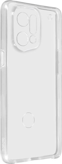 360° Case Oppo Find X5 Flexible Front & Rigid Back – Transparent