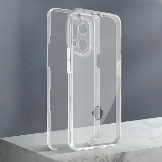360° Case Oppo Find X5 Flexible Front & Rigid Back – Transparent