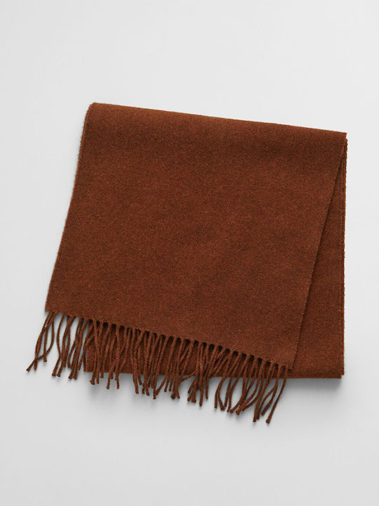 Gant Men's Wool Scarf Brown