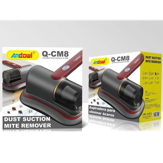 Andowl Qcm8 Aspirator de mână reîncărcabil Gri