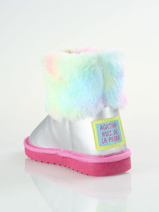 Agatha Ruiz De La Prada Kids PU Leather Boots