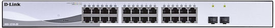 D-Link DGS-1210-28/E v3 Managed L2 Switch με 24 Θύρες Gigabit (1Gbps) Ethernet