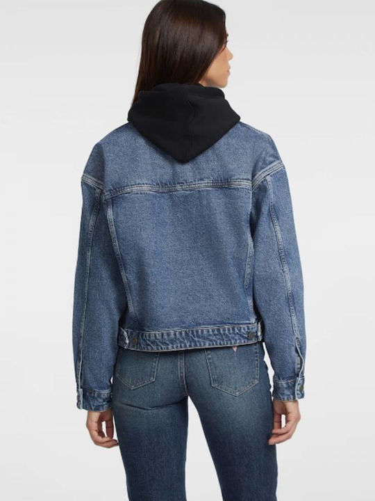 Guess Lung Jachetă de femei din denim Denim