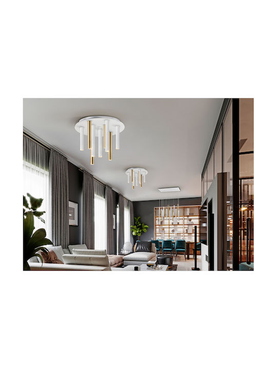 Varas Deckenleuchte Gold mit Integrierter LED