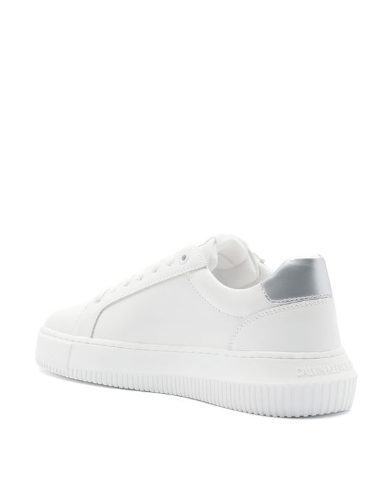 Calvin Klein Chunky Sneakers Bright White / Silver