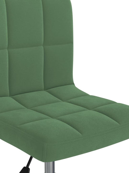 Rotating Chair Visitor with Wheels in Green Color 40x47x76cm 1pcs