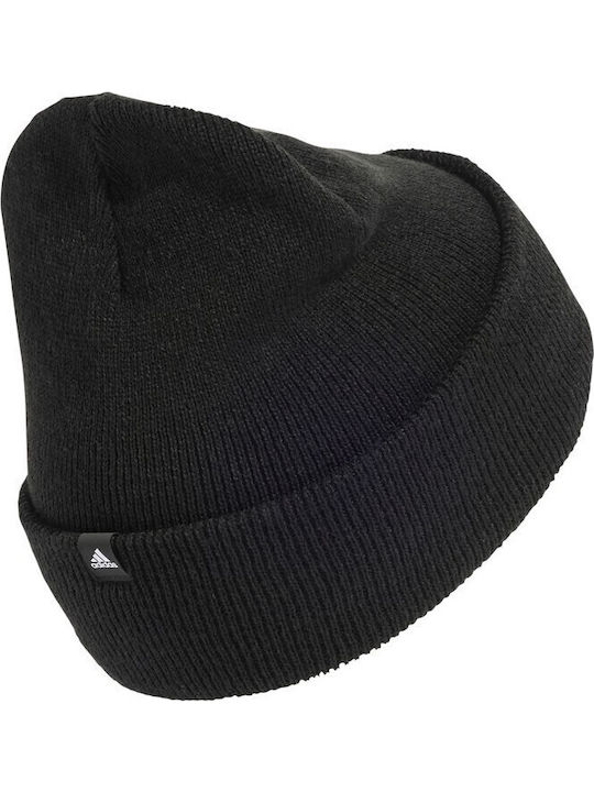 3-Stripes Beanie Ανδρικός Σκούφος Πλεκτός σε Μαύρο χρώμα