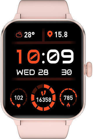 BlackView R50 45mm Smartwatch με Παλμογράφο (Ροζ)