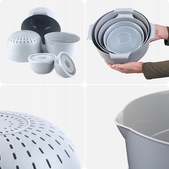 Kadax Lunchbox Kunststoff Gray 7Stück