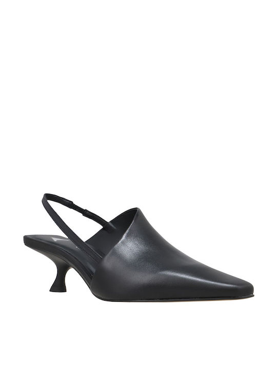 Carrano Leather Black Heels