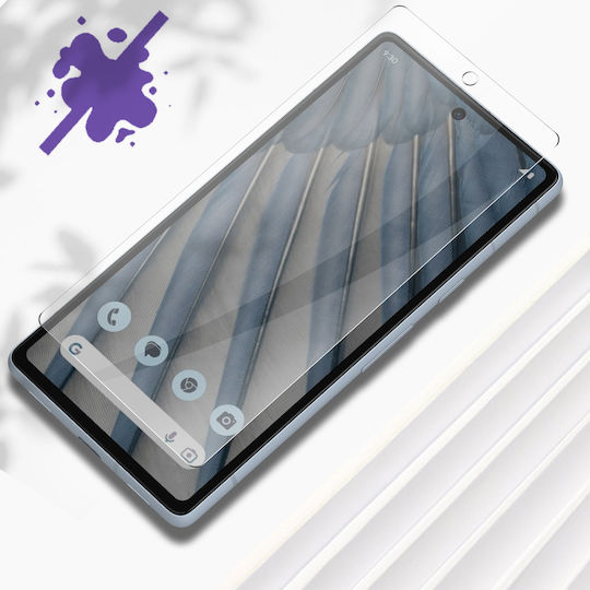 Закалено стъкло Google Pixel 7a 9H твърдост тънко 0.26мм 2.5D скосен ръб