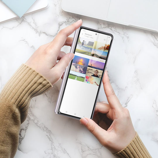 Panzerglas Displayschutz Samsung Galaxy Z Fold 3 9H Schwarzer Rand